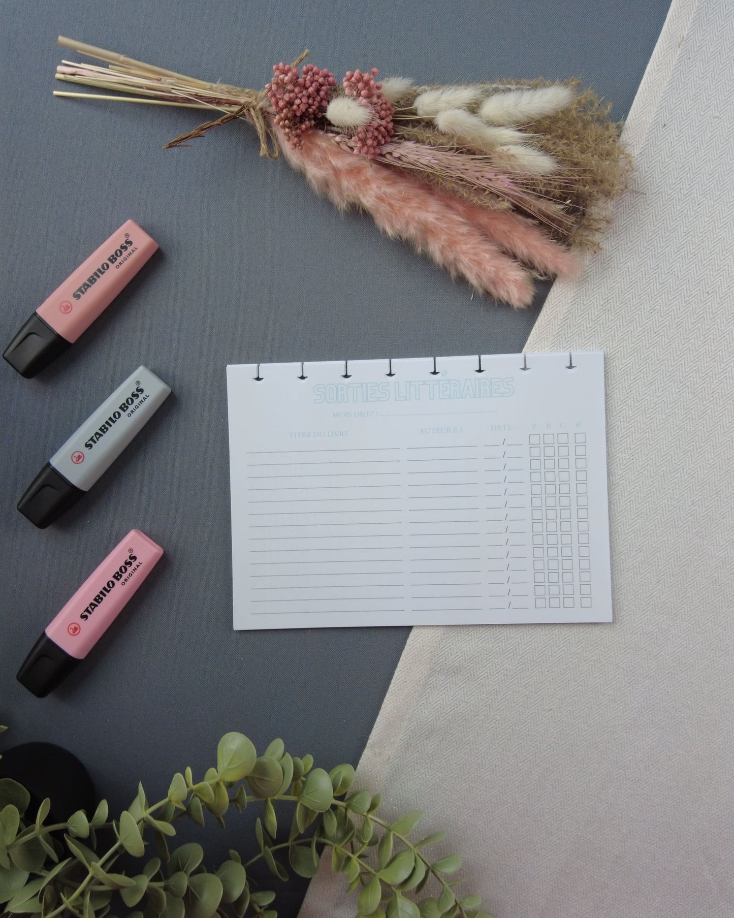 sortieslitteraires-carnetlecturerechargeable-lapapeteriedemarie