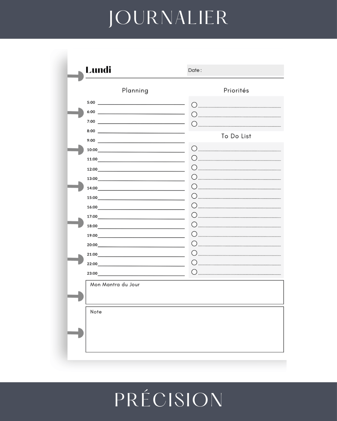 agendarechargeable-agendapersonnalise-agendaperpetuel-lapapeteriedemarie-journalier-dailyplanner.1