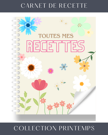 carnetderecetterechargeable-carnetrecette-printemps-carnetrecettefun-recipe-lapapeteriedemarie