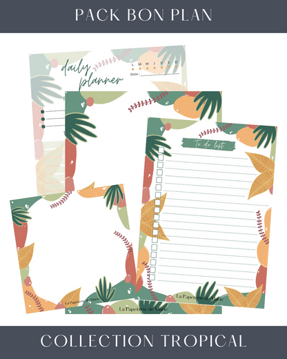 pack-bon-plan-tropical-daily-planner-to-do-list-note-bloc-note-organisation-papeterie-artisanale-pack-idee-cadeau